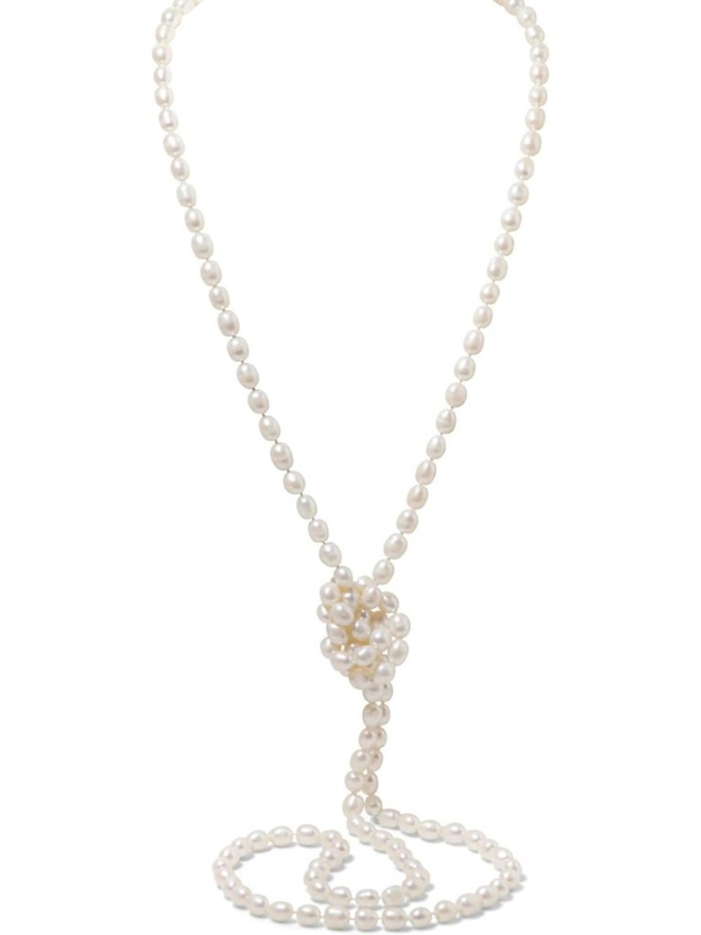 Elegant Freshwater Cultured Pearl Endless Necklace - 72", 60", 42", 38" Strands